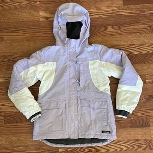 Land’s End Girls’ Insulated Fleece Lined Waterproof Jacket Size 10-12